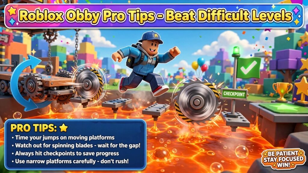 Roblox Obby Games: Best Tips to Complete Difficult Levels Robolox 1024x576
